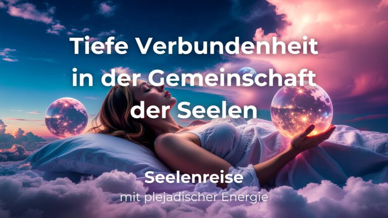 Seelenreise „Vom Ich ins Wir“ – mit plejadischer Energieübertragung